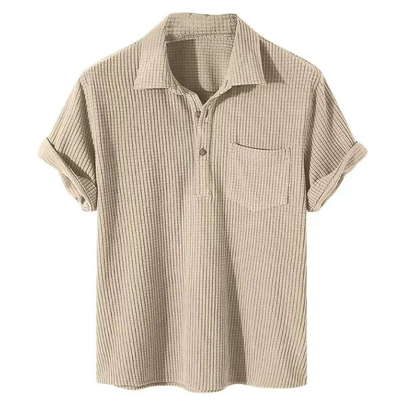 Edison | Men's Short Sleeve Camp Collar Shirt