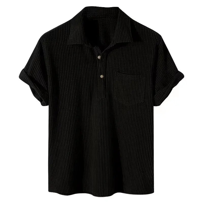 Edison | Men's Short Sleeve Camp Collar Shirt