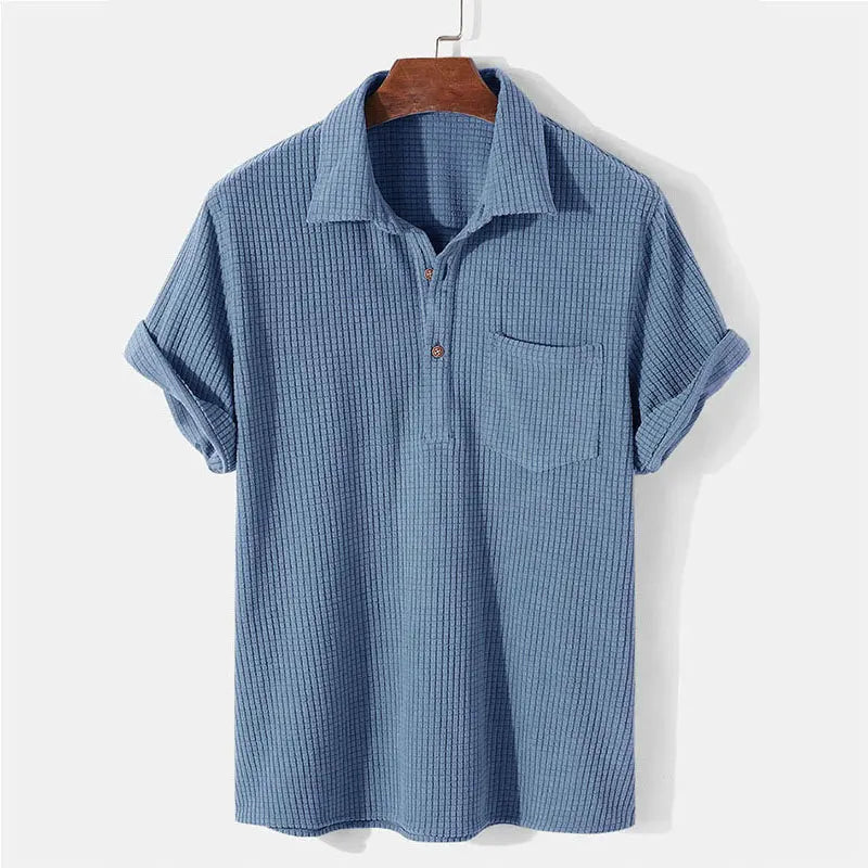Edison | Men's Short Sleeve Camp Collar Shirt