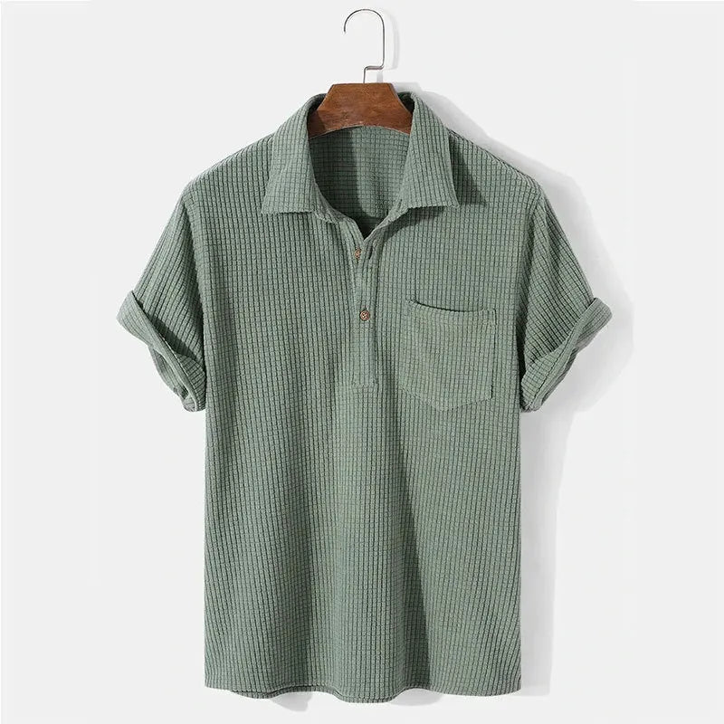 Edison | Men's Short Sleeve Camp Collar Shirt