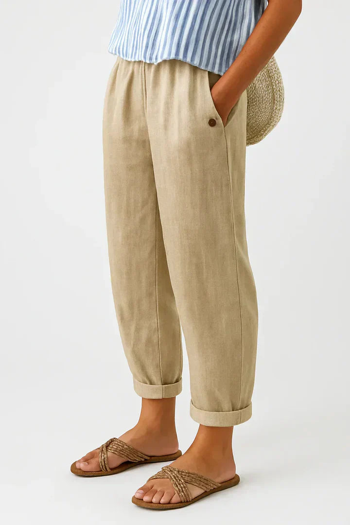 Evelyn | Women's Relaxed Fit Ankle Pants
