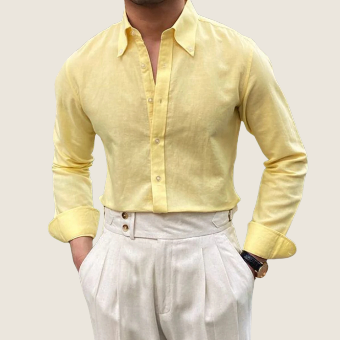 Gary | Men's Long Sleeve Button-Down Shirt