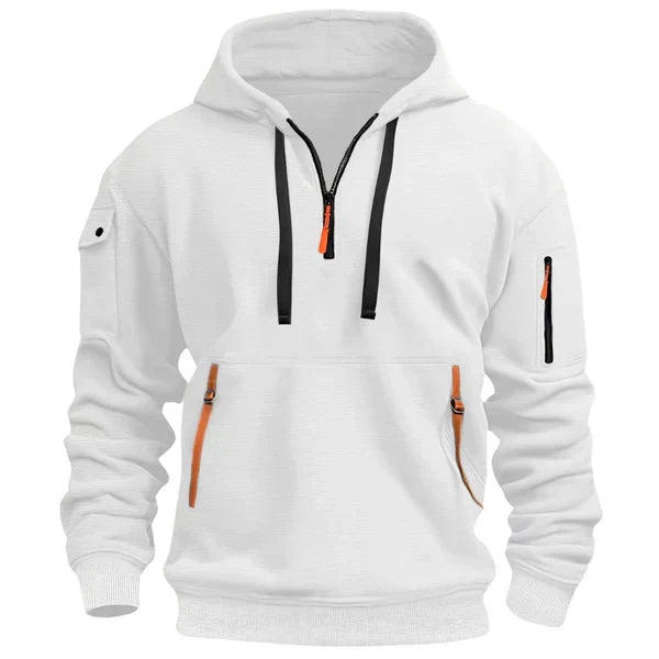 Gavin | Men's Half-Zip Pullover Hoodie