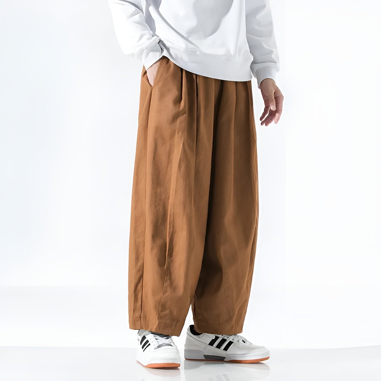 Hunter | Men's Wide Leg Pleated Pants