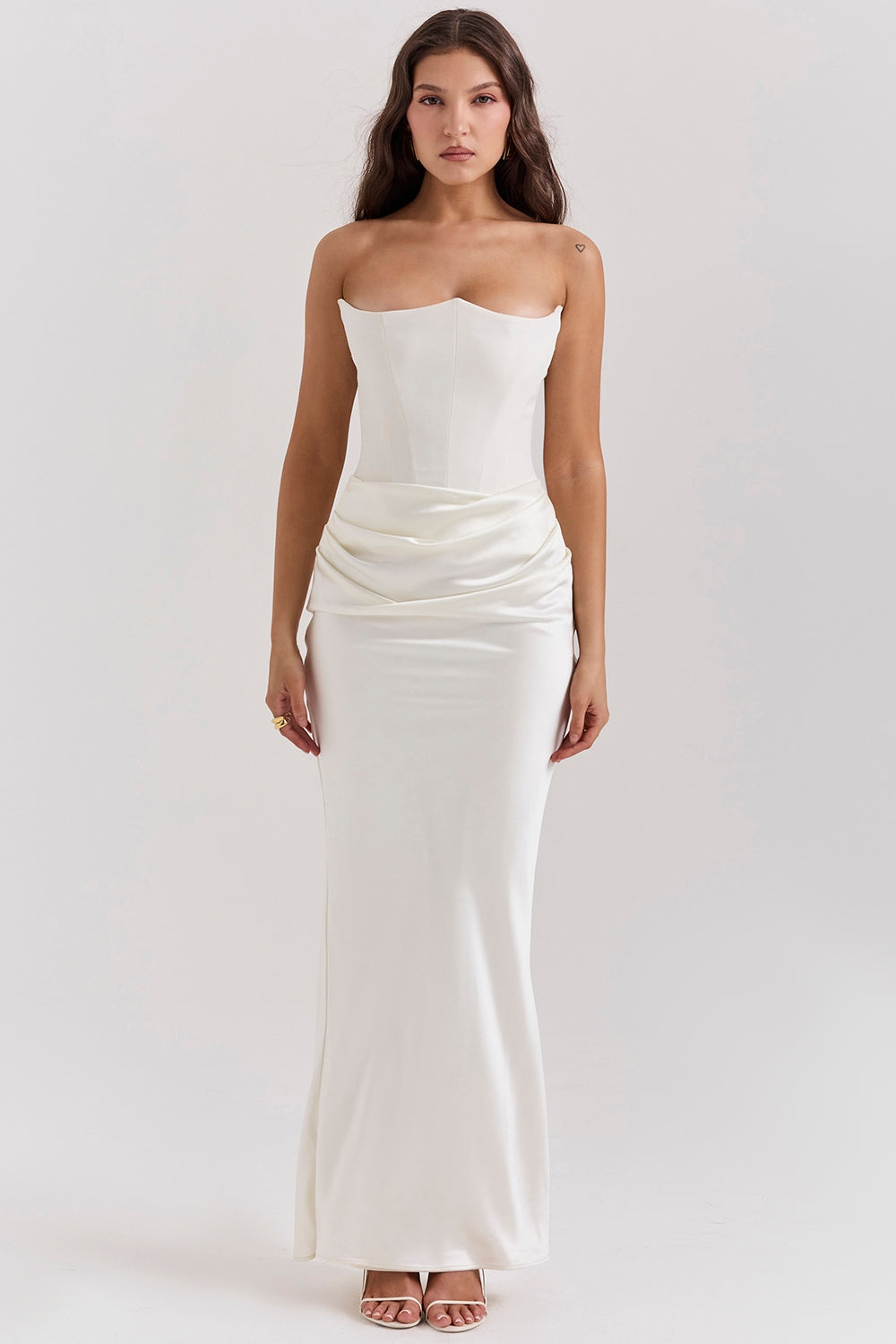 Emma | Women Wedding Guest Strapless Maxi Dress