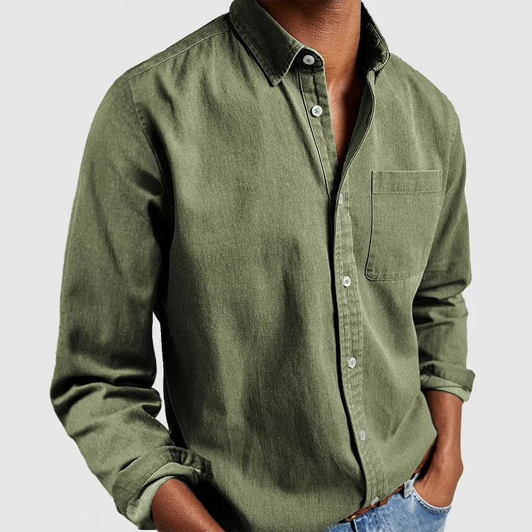 Jasper | Men's Long Sleeve Button-Down Casual Shirt