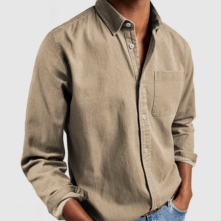 Jasper | Men's Long Sleeve Button-Down Casual Shirt