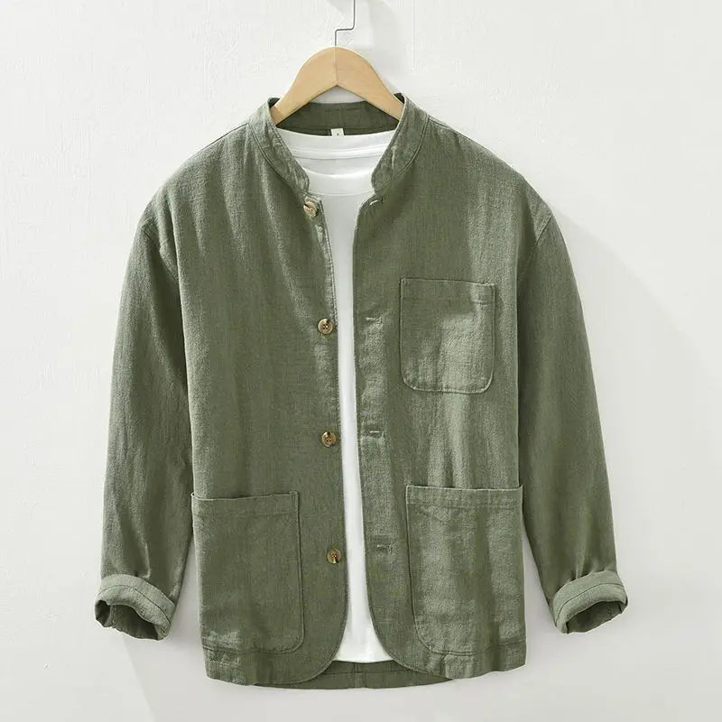 Josiah | Men's Long Sleeve Casual Shirt Jacket