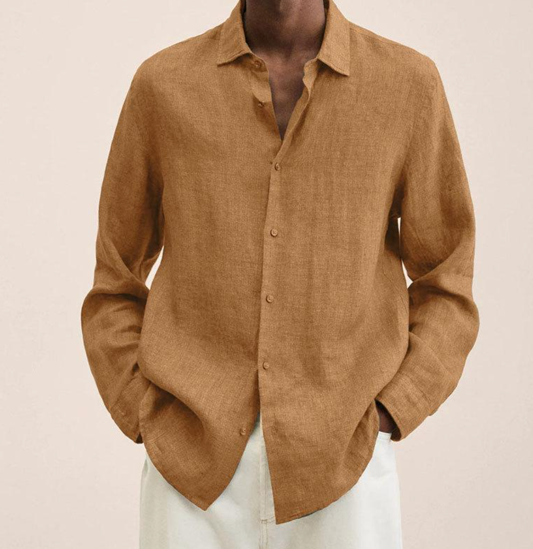 Kieran | Men's Long Sleeve Button-Down Casual Shirt