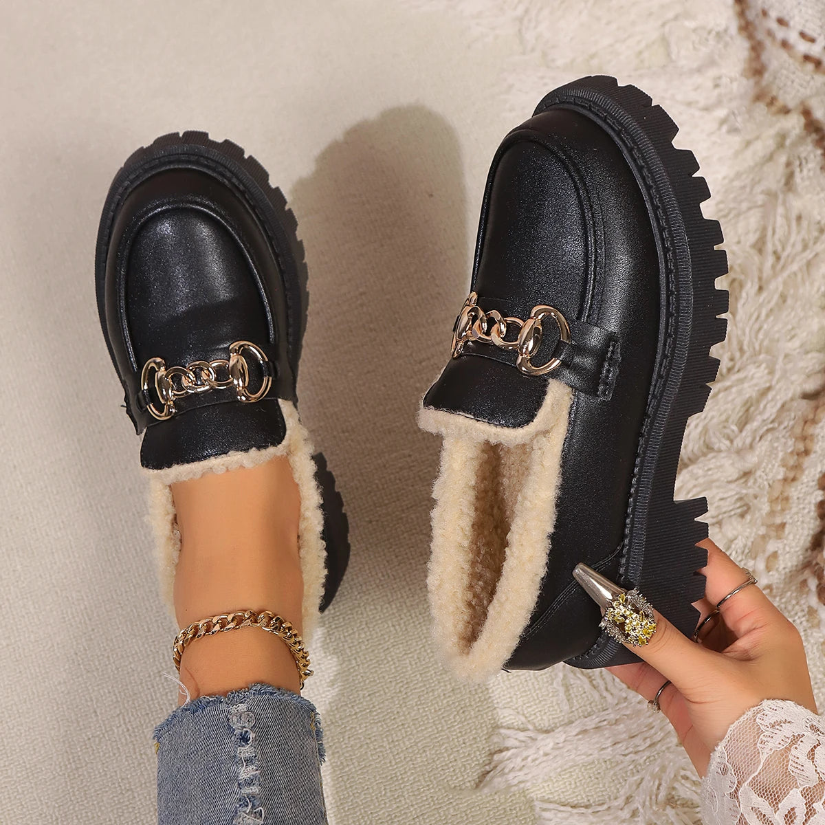 Leah | Women's Slip-On Chunky Loafers
