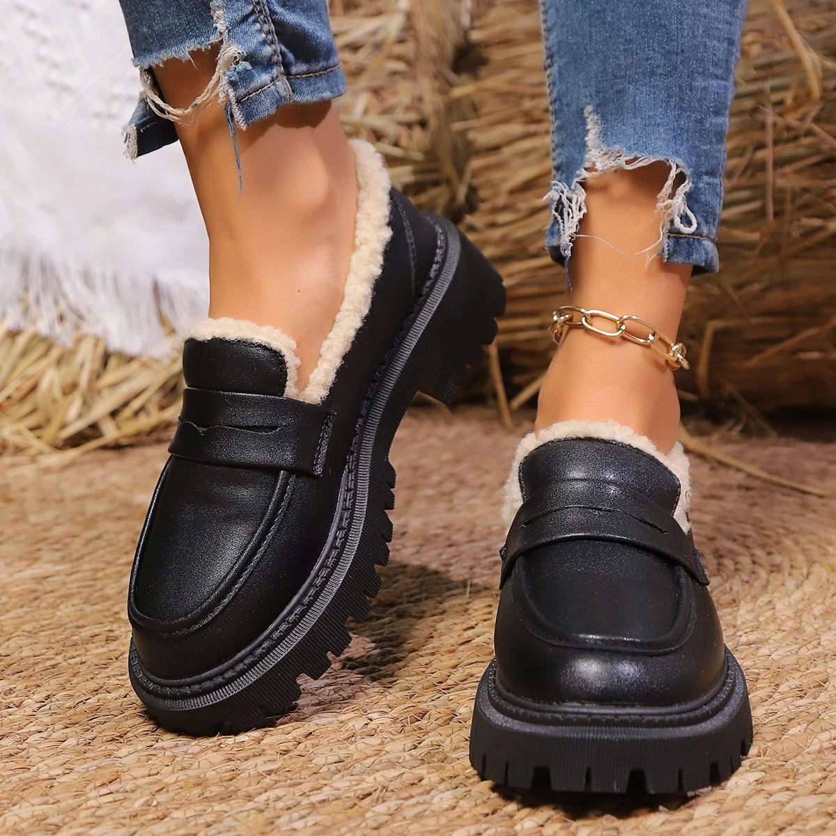 Leah | Women's Slip-On Chunky Loafers
