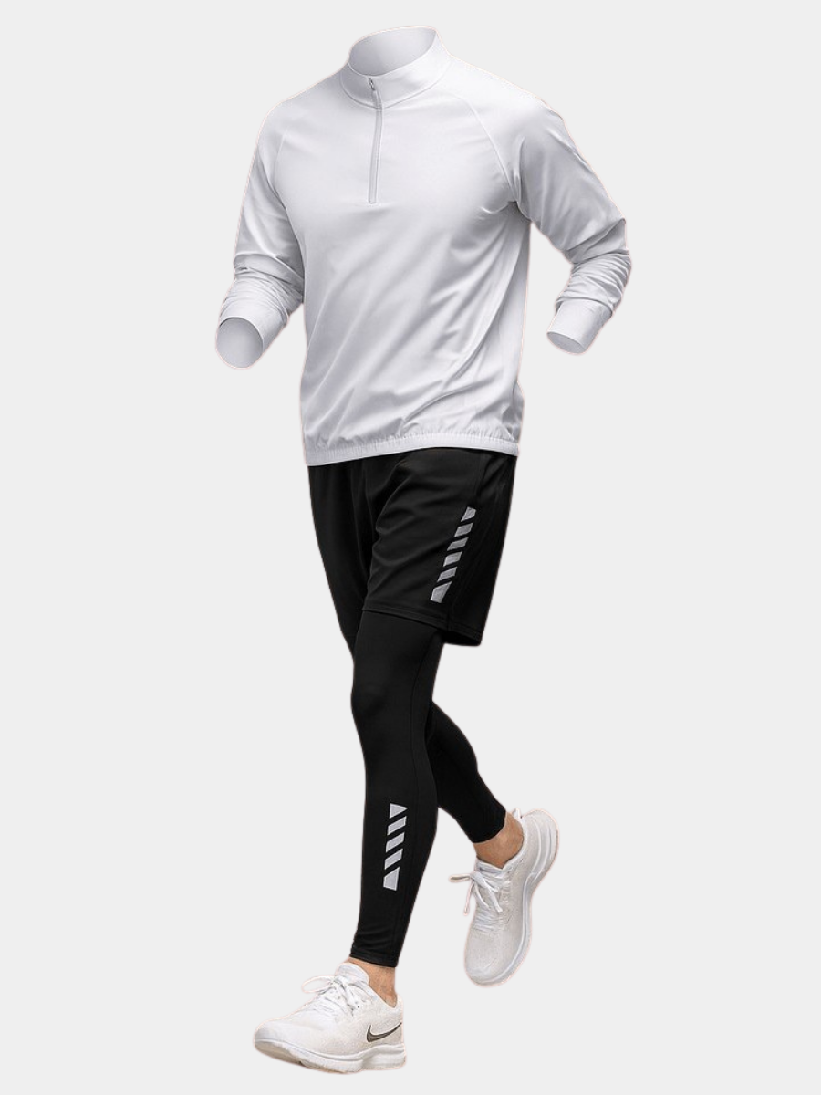 Maxwell | Men's Long Sleeve Quarter-Zip Activewear Set