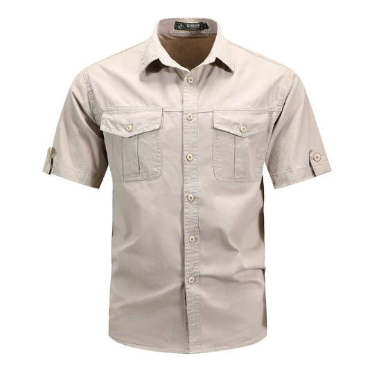 Neil | Men's Utility Short Sleeve Shirt