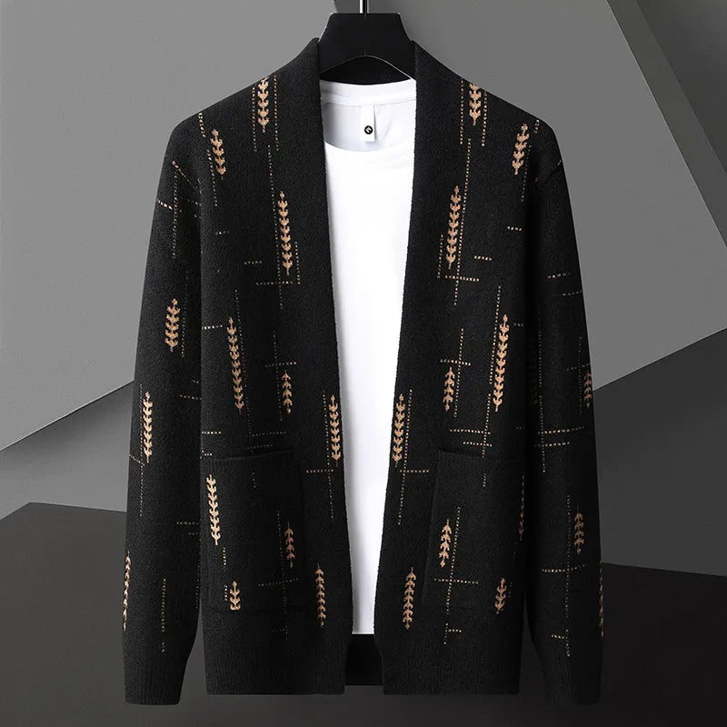 Oscar | Men's Long Sleeve Open Front Cardigan