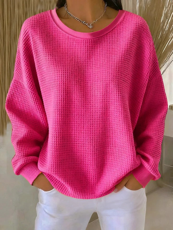 Sylvia | Women's Oversized Waffle Knit Sweater