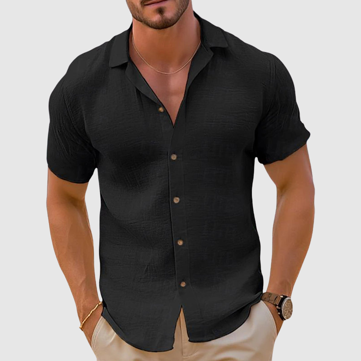 Timothy | Men's Button-Down Casual Shirt