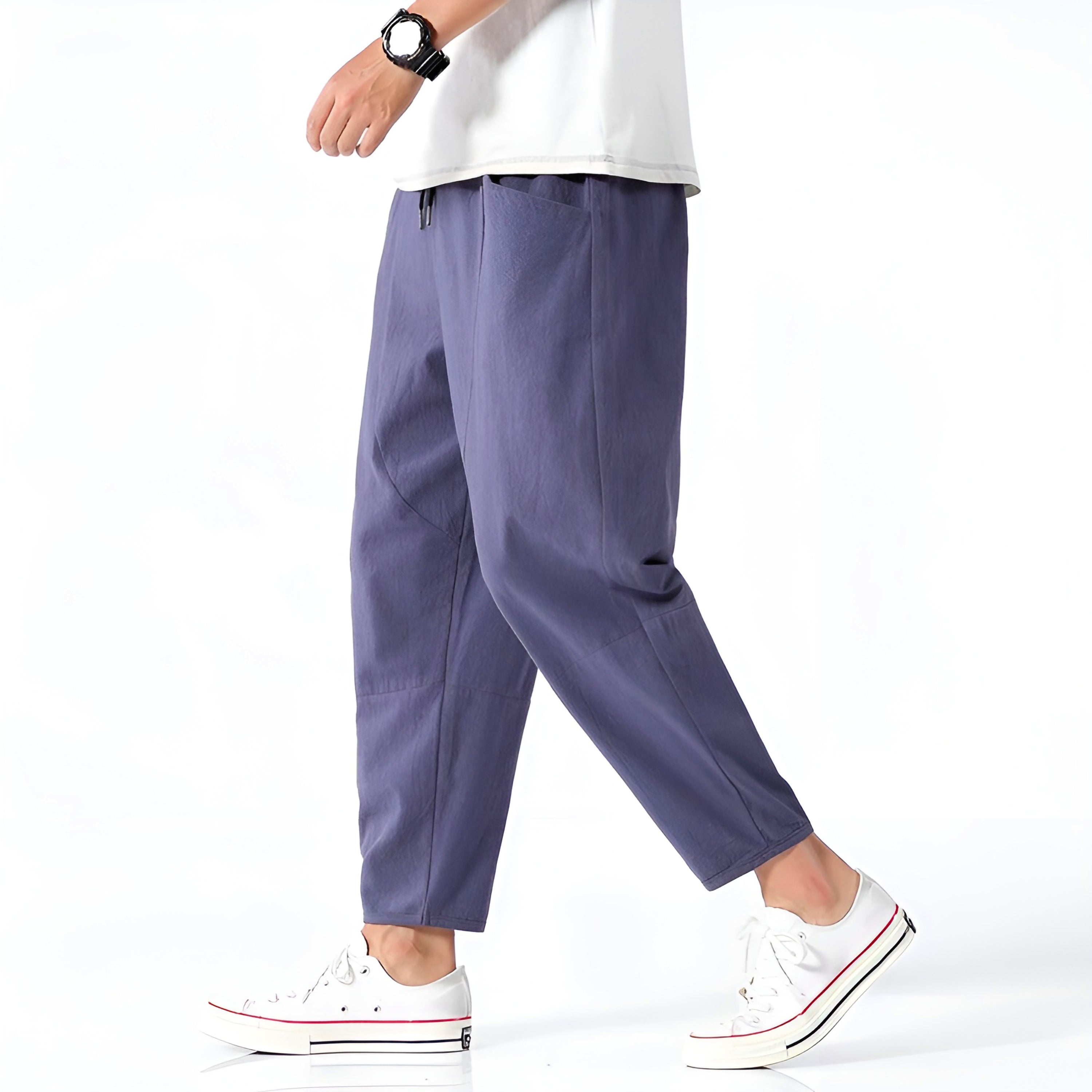 William | Men's Cropped Drawstring Pants
